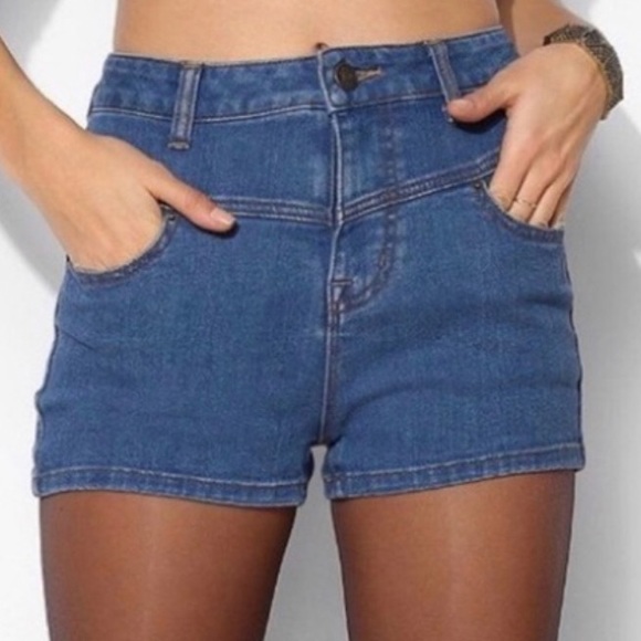 BDG Pants - URBAN OUTFITTERS BDG HIGH WAIST JEAN SHORTS